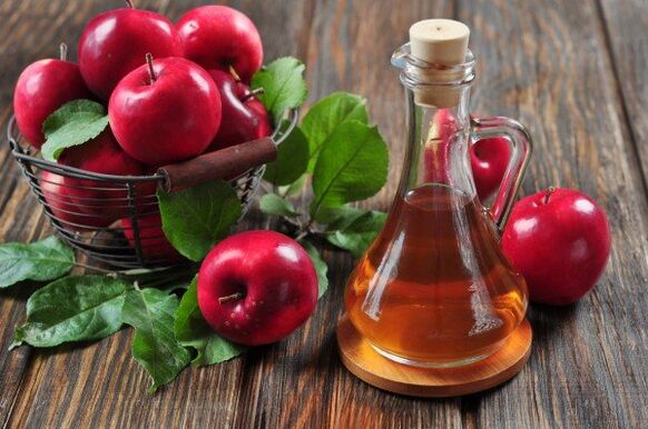 Apple cider vinegar is good for relieving pain from arthritis in an inflamed knee joint. 